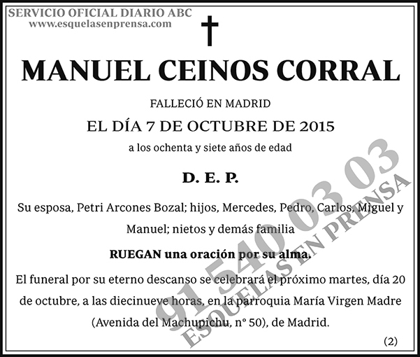Manuel Ceinos Corral